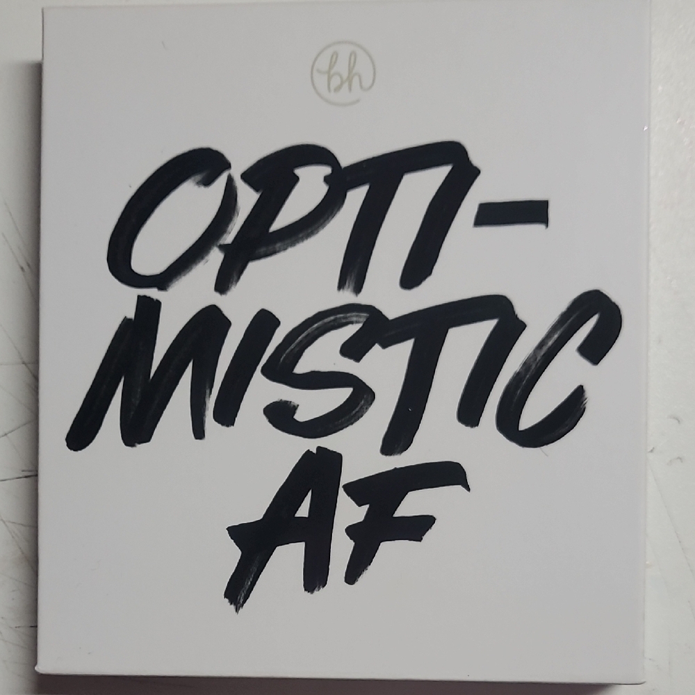 BH Cosmetics Optimistic AF Palette in Black and White